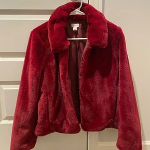 Jcrew Fur Jacket